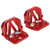 Motor Mount Aluminum Alloy Good Heat Dissipation Lightweight RC Car Motor Seat Base for XRT 1/6 RC Car Red