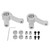 Aluminum Alloy Steering Cup RC Remote Control Car Steering Cup for HBX 1/24 2098B Climbing CarSilver