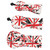 3Pcs Golf Club Head Cover Oxford Cloth British Flag Golf Head Cover for Golfer Lovers