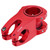 Aluminum Alloy Bicycle Bar Stem Mountain Bike Cycling Short Handlebar Stem 31.8/35x50mmRed