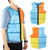 Portable Foldable Life Jacket Vest Accessory for Drifting Surfing Swimming Large BuoyancyM