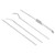 4Pcs/Set Outdoor Metal Pickteeth Tool Storage Box Portable Carrying Mouth Care Toothpick