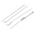 4Pcs/Set Outdoor Metal Pickteeth Tool Storage Box Portable Carrying Mouth Care Toothpick