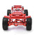 Metal RC Car Body Chassis Frame Kit Fits for WPL C14 C24 1/16 Car TruckRed