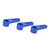 3pcs RC Aluminum 25T Servo Horns Metal Steering Arm for 1/8 1/10 RC Car Upgrade PartsBlue