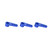 3pcs RC Aluminum 25T Servo Horns Metal Steering Arm for 1/8 1/10 RC Car Upgrade PartsBlue