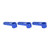 3pcs RC Aluminum 25T Servo Horns Metal Steering Arm for 1/8 1/10 RC Car Upgrade PartsBlue