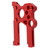 RC Motor Mount Red Aluminum Alloy Decorative Practical Easy Installation RC Motor Bracket for ARRMA 1/5 Series