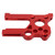 RC Motor Mount Red Aluminum Alloy Decorative Practical Easy Installation RC Motor Bracket for ARRMA 1/5 Series