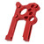 RC Motor Mount Red Aluminum Alloy Decorative Practical Easy Installation RC Motor Bracket for ARRMA 1/5 Series