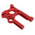 RC Motor Mount Red Aluminum Alloy Decorative Practical Easy Installation RC Motor Bracket for ARRMA 1/5 Series