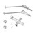 RC Front CVD Drive Shaft Steel High Strength for SCY 16101 16102 16103 16201PRO 1/16 RC Car