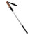 Walking Stick 3 Section Super Light High Strength Anti Slip Ergonomic Telescopic Hiking Pole for Mountain Climbing Silver