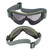 Military Goggles Impact Resistant and Breathable Outdoor Protective Glasses for Men WomenOlive Frame Gray Lens