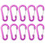 10 Pack Carabiner Clips Mini Aluminum Alloy Keychain Carabiner Clip D Rings for Camping Hiking Fishing Backpacking
