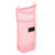 Water Bottle Sleeve Mesh Water Bottle Pouch Holder Sleeve for Hiking Outdoor Sports Pink