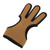 3 Fingers Archery Gloves Comfortable Neoprene Flexible Protective Archery Shooting Gloves Finger Tab Finger Protector M