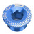 Bicycle Crank Arm Screws Aluminum Alloy M20 Crank Fixing Screw Bike Crankset Arm BoltsM20 Blue