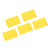 5Pcs PVC Boat Repair Patch PVC Puncture Repair Patch for Inflatable Boat Kayak Canoe Waters Toy Yellow