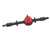 RC Truck Metal Rear Bridge Axle Replacement Accessories RC Car Upgrade Parts for WPL D12Black Red