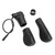 Electric Bike Left Side Half Handle Rubber ABS Metal 76X Half Twist Throttle Grip Fit for Bafang Mid Drive Motor