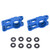 2pcs Aluminum Alloy Rear Axle Seat for LOSI Lasernut U4 Tenacity 1/10 RC Car Rear Hub CarriersBlue