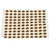 100PCS/Pack Fishing Lure Eye 9mm 3D Realistic Fishing Eyes for Making Fishing BaitGolden