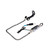 Iron Fishing Bite Alarm Chain Hanger Swinger LED Illuminated Indicator