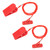 2PCS Treadmill Universal Safety Key Running Machine Key Magnet Treadmill Key Rectangle Red