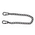 Sandbag Extension Chain Rust Proof High Load Bearing Capacity Stainless Steel Adjustable Hanging Chair Chain for Hammock Chair Outdoor Electrophoresis 660mm / 26in