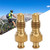 2 pcs Titanium Alloy Oil Disc Brake Bleed Nipple Exhaust Screws Set for Road Bicycle Accessoriesgold