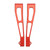 2Pcs RC Car Front Upper Swing Arm Replacement Aluminum Alloy RC Accessories for JLB 1/10 TruckRed