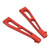 2Pcs RC Car Front Upper Swing Arm Replacement Aluminum Alloy RC Accessories for JLB 1/10 TruckRed