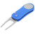 Durable Golf Stainless Steel Green Fork Foldable Golf Divot Repair Tool AccessoryBlue