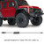 Remote Control Vehicle Decoration Simulation Antenna for Traxxas TRX-4 RC Crawler Car (195mm)