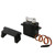 Digital Servo Low Noise Sensitive Plastic Steering Gear with Arm for WLtoys 124016 124017 144010 1/14 RC Cars