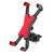 Durable Road Bicycle Mountain Bike Handlebar Mobile Phone Holder with 360 Degree Rotation Red