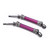 Detachable Rear Drive Shaft Assembly for Traxxas Slash Rustler Vxl 4x4 4wd 1/10 RC CarPurple