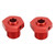2Pcs RC Aluminum Wheel Hex Coupler Replacement 17mm Hex Wheel Hubs for ARRMA 1/8 RC CarRed