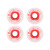 78A 60x45mm HighElastic Skateboard Flash Wheel PU Filling for Longboard Cruiser Board(Red )