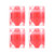 78A 60x45mm HighElastic Skateboard Flash Wheel PU Filling for Longboard Cruiser Board(Red )