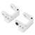 Aluminum Alloy Hub Knuckle Arm RC Accessory Fit for 1-10 ECX 2 Wheel Drive RC CarSilver