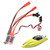 RC ESC 20A Carbon Brush Motor Speed Controller KS00224 Black Electronic ComponentsBlack