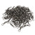 100 Pcs Fishing Swivel High Speed Stable Rotation Rust Prevention Barrel Swivel Fishing Line Connector 2/0 35mm 50kg