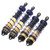 Aluminum 120mm Front 140mm Rear Metal Shock Absorber Damper Set for 1/8 RC Car Spare PartsGold