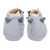 1 Pair Electric Foot Warmer USB Heating Shoes 3 Gears Adjustable Temperature Walking Heated Slippers 270mm Gray Blue 40‑41 Size