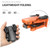 X1 RC Drone with Camera 4K WiFi FPV Mini Foldable Quadcopter with Function Trajectory Flight Headless Mode 3D Flight with Storage Bag 2 Battery