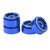 4pcs RC Car Beadlock Wheels Rims Wear Resistance Aluminum Alloy 1.0 Inch Wheels Rims for Traxxas 1/18 RC Cars Blue