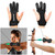 1PC Archery Gloves Shooting Hunting Leather Three Finger Protector Archery Protective Gear Accessories