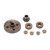 8Pcs Aluminum Alloy Differential Gear Set RC Car Upgrade Parts for WL 1/18 A959 A979 A969